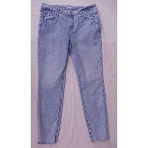 Old Navy Women Jeans Sz 12 Rockstar Super Skinny Built-In Sculpt Mid Rise Denim